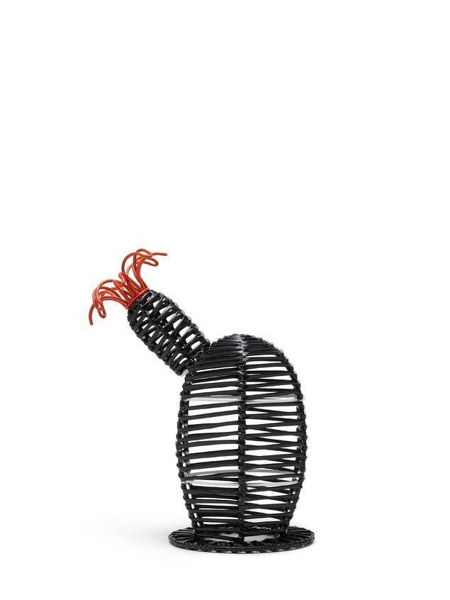 Sculpture Marni MARNI MARKET cactus sculpture with 1 flower & black base Man