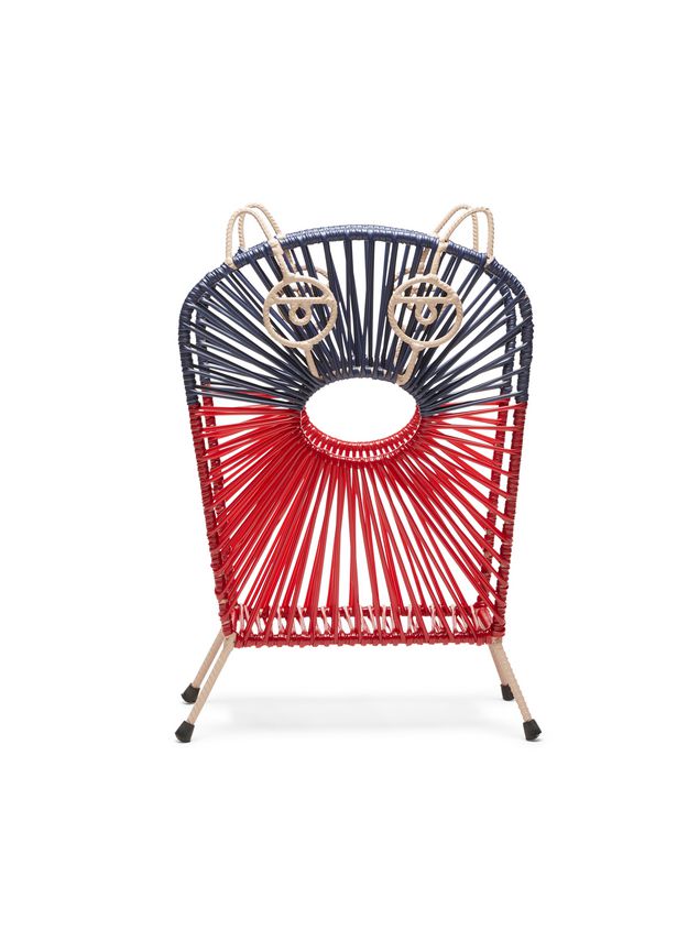 HOME DECOR Marni MARNI MARKET red and blue cat magazine rack in iron Man
