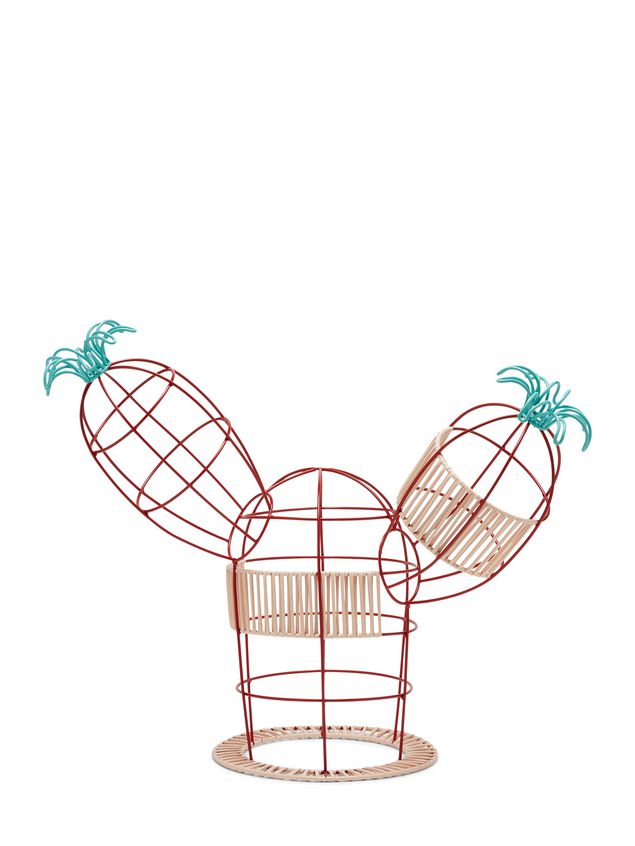 Sculpture Marni MARNI MARKET cactus sculpture with 2 branches 2 flowers & beige and red base Man