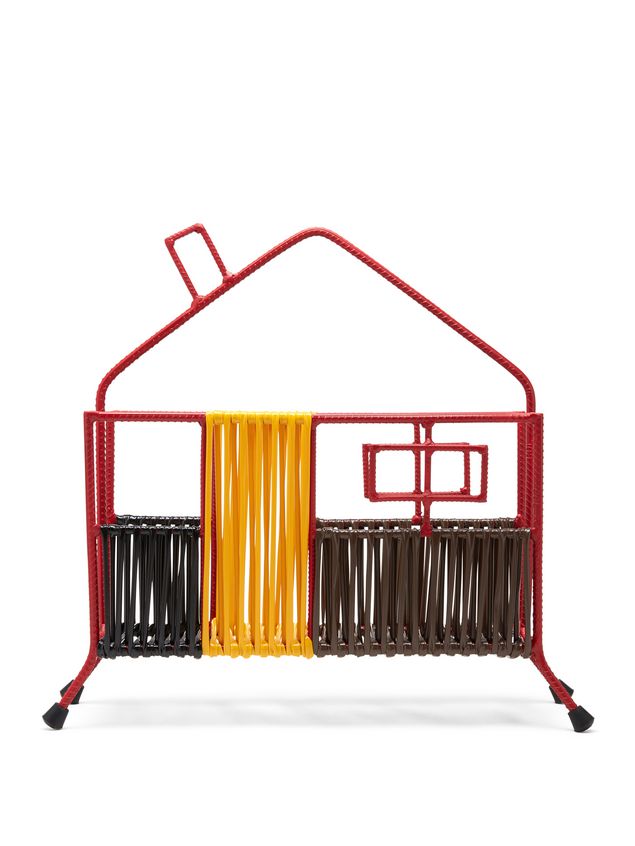 HOME DECOR Marni MARNI MARKET red, orange and brown house sculpture in iron Man