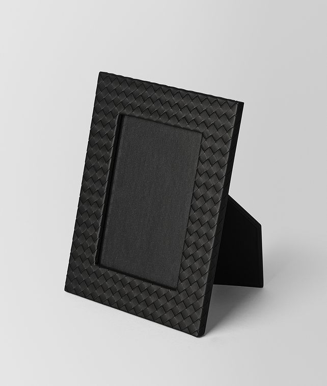 BOTTEGA VENETA NERO INTRECCIATO NAPPA LEATHER MEDIUM PHOTO GRAME Photo frame E fp