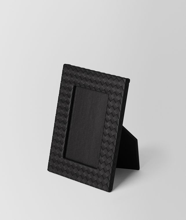 BOTTEGA VENETA NERO INTRECCIATO NAPPA LEATHER SMALL PHOTO FRAME Photo frame E fp