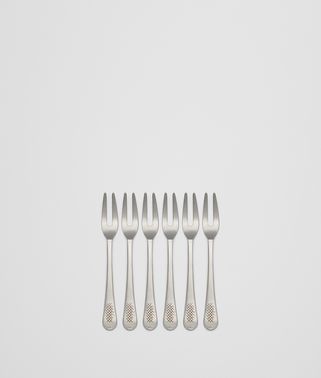 VINTAGE STAINLESS STEEL ESCARGOT FORK SIX PIECE SET