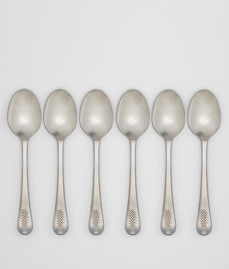 VINTAGE STAINLESS STEEL DINNER SPOON SIX PIECE SET