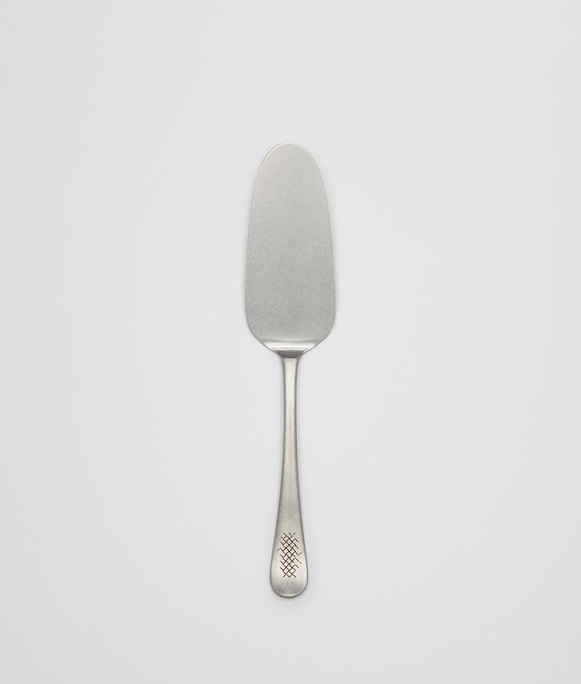 BOTTEGA VENETA VINTAGE STAINLESS-STEEL CAKE SERVER CUTLERY E fp