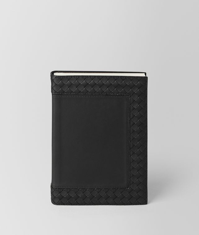 BOTTEGA VENETA NERO INTRECCIATO NAPPA LEATHER NOTEBOOK NOTEBOOK E fp