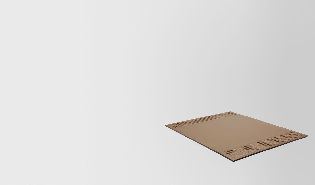 ash nappa leather desk blotter landing