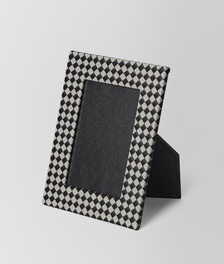 MEDIUM PHOTO FRAME IN INTRECCIATO CHECKER