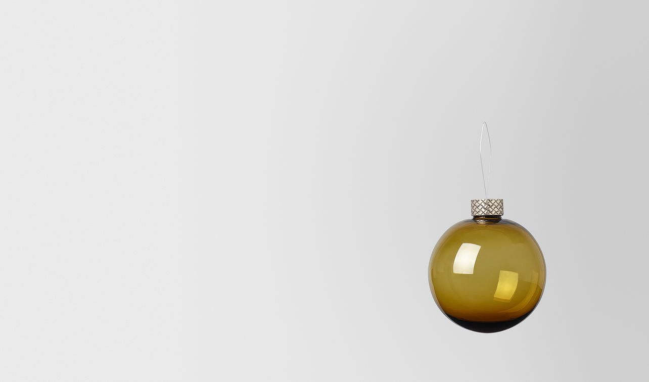 ornament in glass landing
