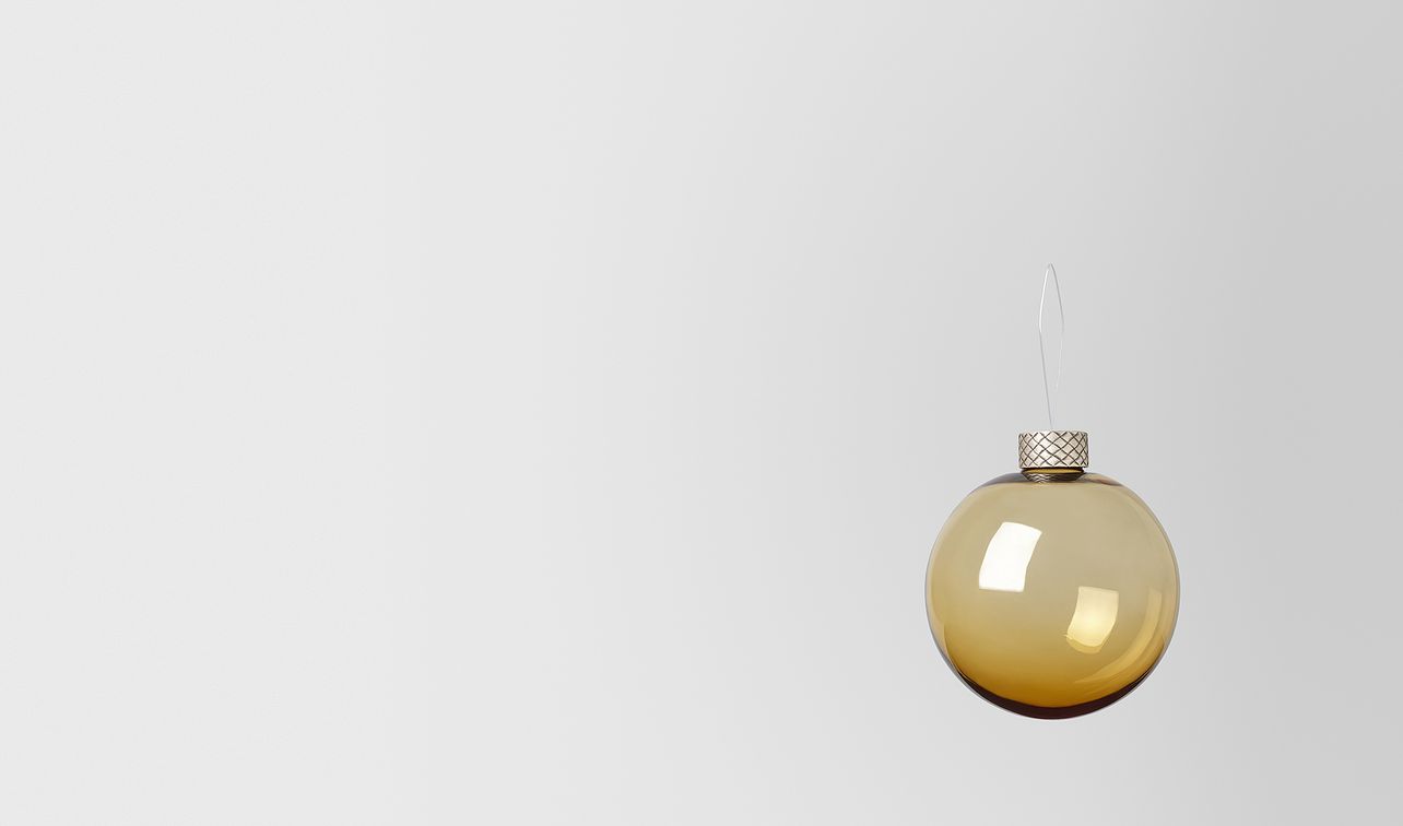 ornament in glass landing