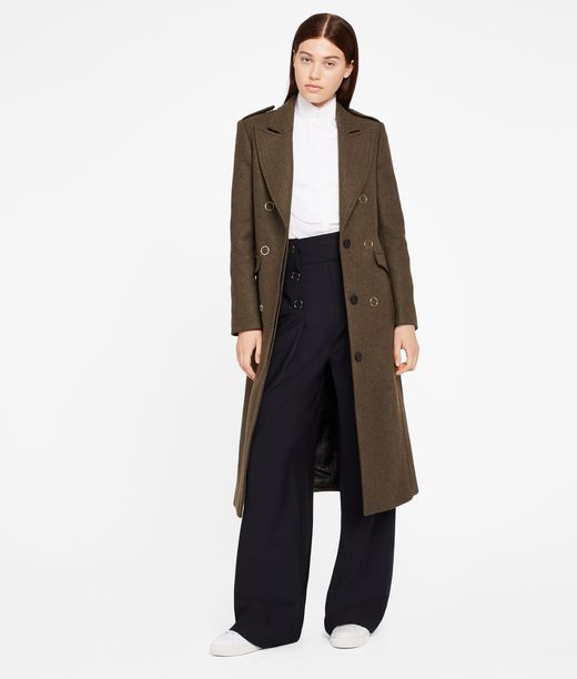 KARL LAGERFELD Masculine Coat W/ Lacing 12_f