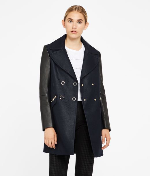 KARL LAGERFELD Ikonik Caban in Pelle 12_f