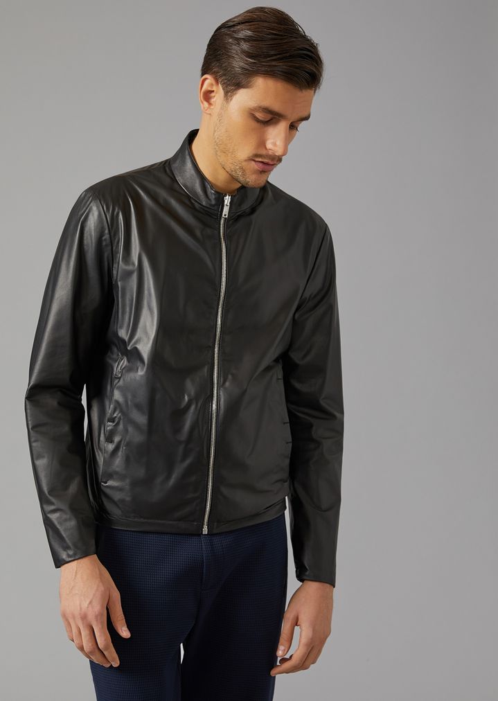 Giorgio Armani Biker jacket in matt nappa leather at £1800 | love the