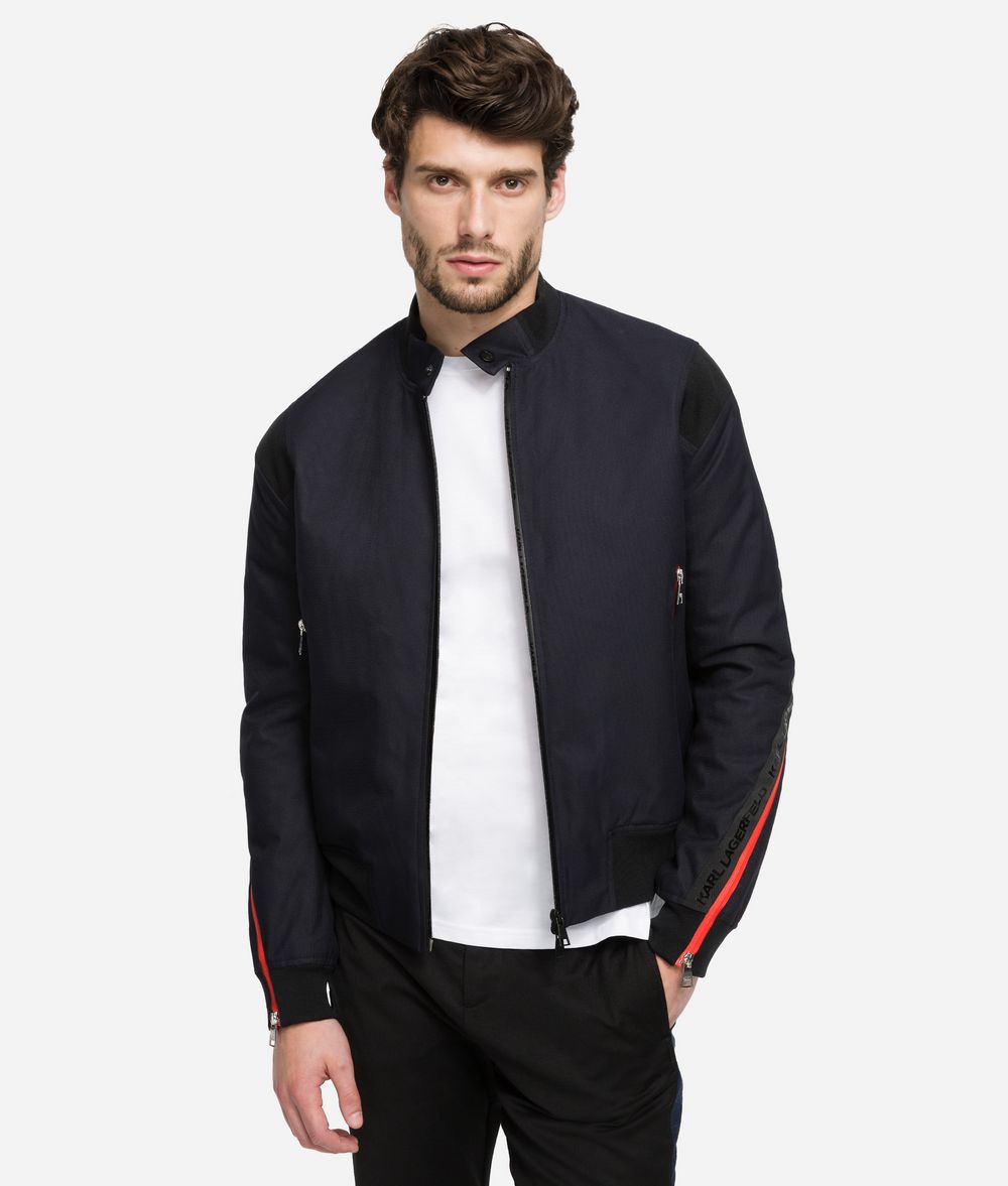 KARL LAGERFELD Logo Tape Jacket Jacket Man f