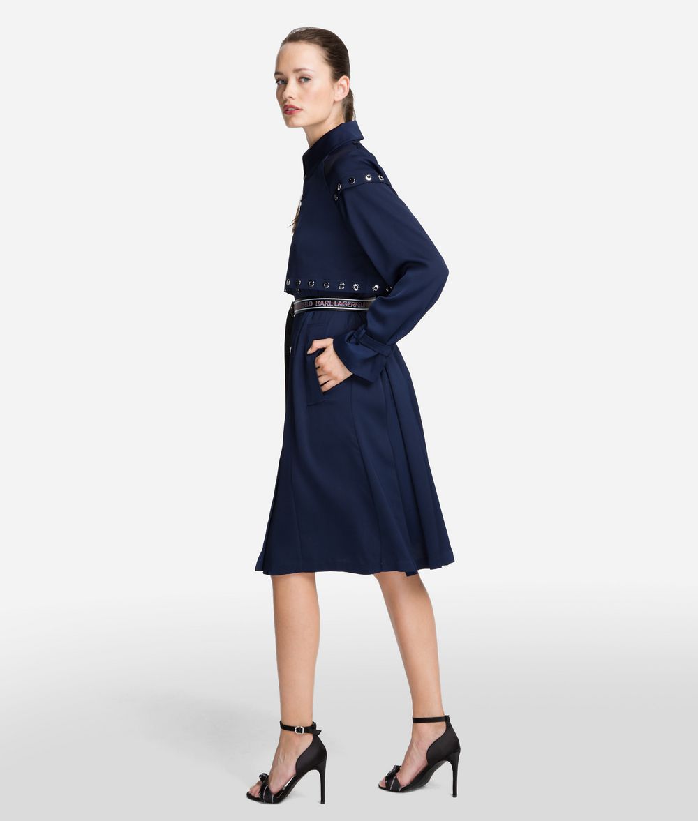 KARL LAGERFELD Transforming Trench Coat Coat Woman d