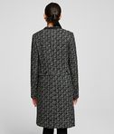 KARL LAGERFELD TRANSFORMING BOUCLÉ COAT