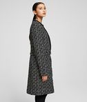 KARL LAGERFELD TRANSFORMING BOUCLÉ COAT
