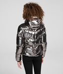 KARL LAGERFELD METALLIC DOWN JACKET