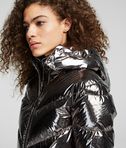 KARL LAGERFELD METALLIC DOWN JACKET