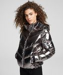 KARL LAGERFELD METALLIC DOWN JACKET