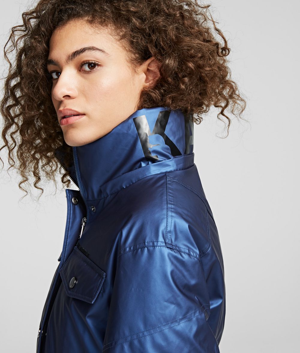 KARL LAGERFELD Technical Down Jacket Coat Woman d