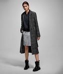 KARL LAGERFELD TAILORED CHECK COAT