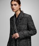 KARL LAGERFELD TAILORED CHECK COAT