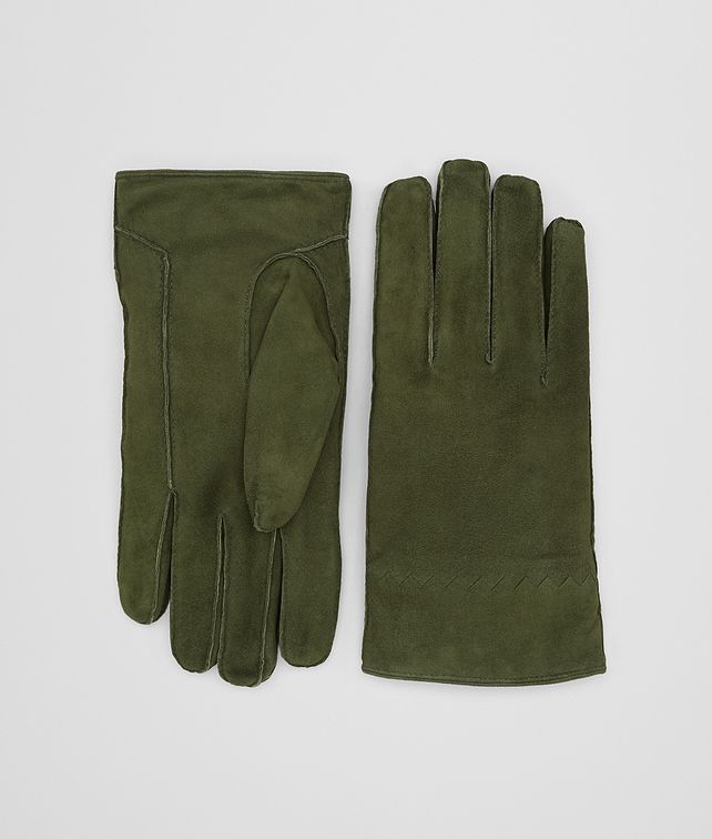 BOTTEGA VENETA FOREST SUEDE GLOVE Scarves, Gloves & Others Man fp