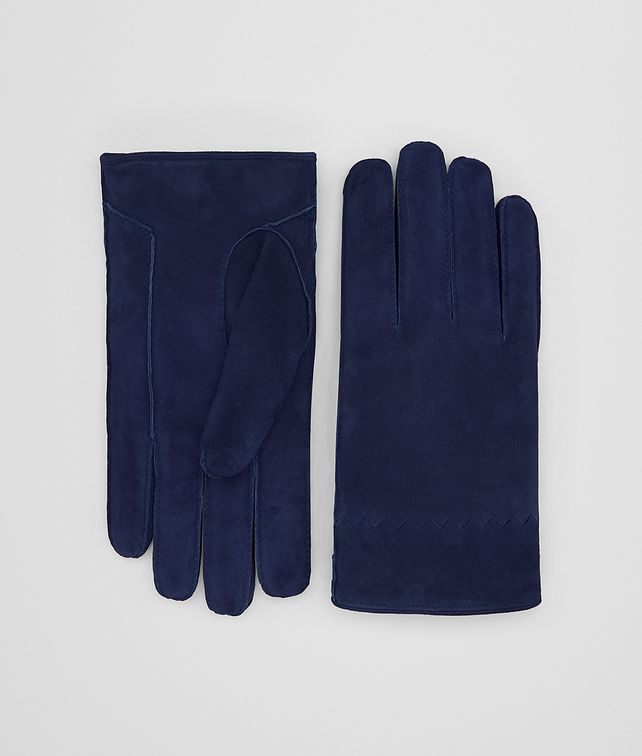 BOTTEGA VENETA DARK ATLANTIC SUEDE GLOVE Scarves, Gloves & Others Man fp