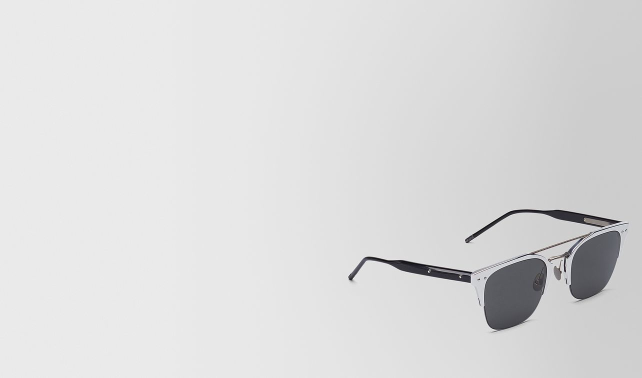 silver aluminium sunglasses landing