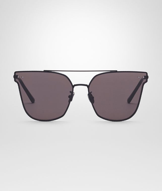 BOTTEGA VENETA BLACK METAL SUNGLASSES Sunglasses E fp
