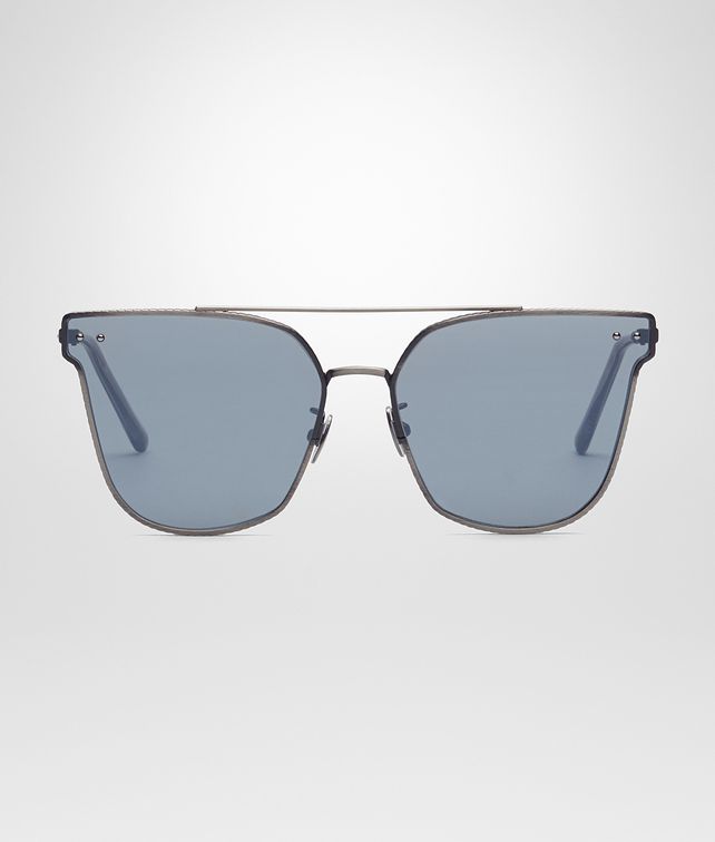 BOTTEGA VENETA SILVER METAL SUNGLASSES Sunglasses E fp