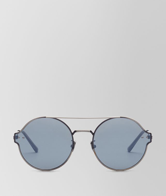 BOTTEGA VENETA SILVER METAL SUNGLASSES Sunglasses E fp