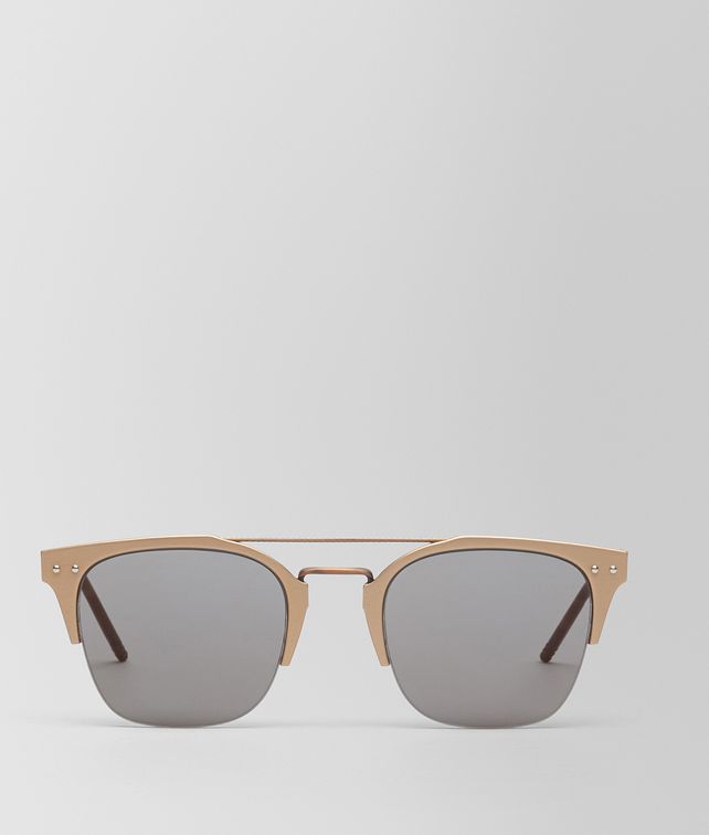 BOTTEGA VENETA BRONZE ALUMINIUM SUNGLASSES Sunglasses Woman fp