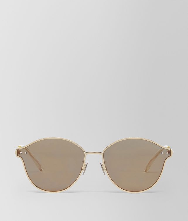 BOTTEGA VENETA ORO METAL SUNGLASSES Sunglasses E fp