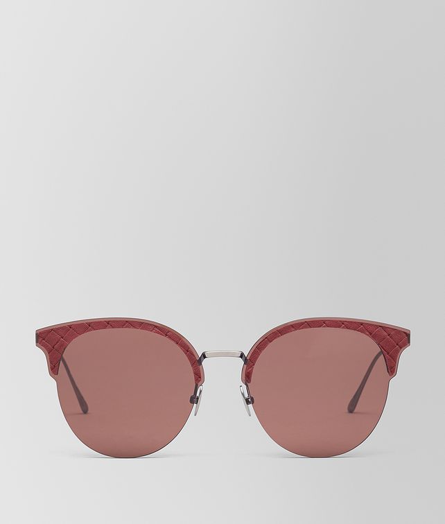 BOTTEGA VENETA RED METAL SUNGLASSES Sunglasses E fp
