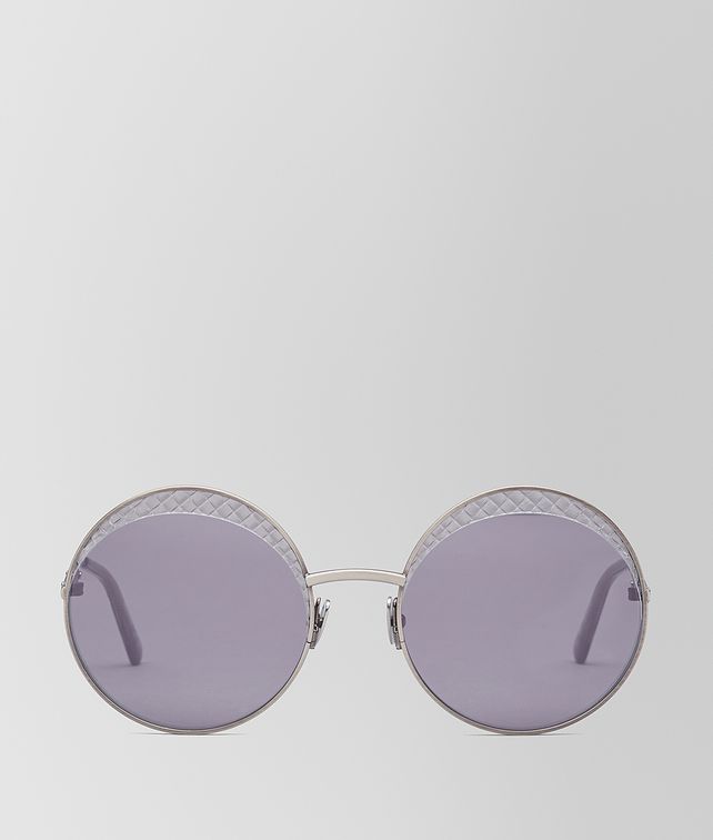 BOTTEGA VENETA SILVER METAL SUNGLASSES Sunglasses Woman fp