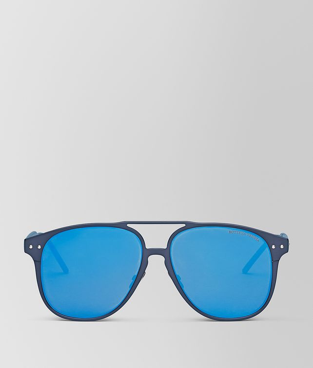 BOTTEGA VENETA BLUE ALUMINUM SUNGLASSES Sunglasses Man fp