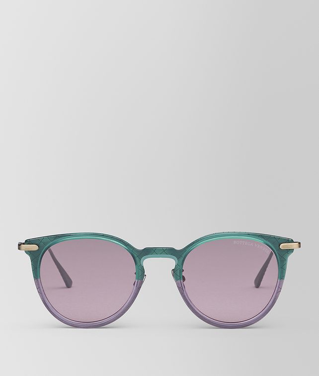 BOTTEGA VENETA GREEN METAL SUNGLASSES Sunglasses E fp