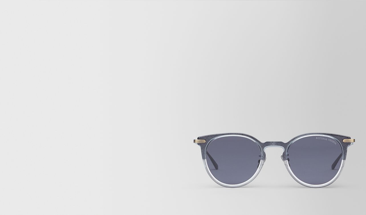 sonnenbrille aus metall in grey nero landing