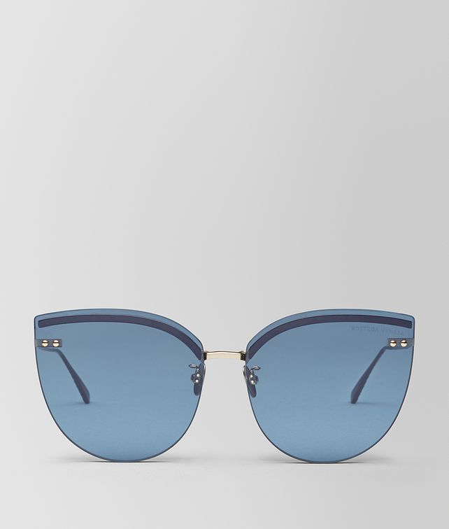 BOTTEGA VENETA BLUE METAL SUNGLASSES Sunglasses Woman fp