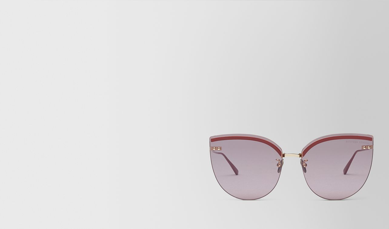 burgundy metal sunglasses landing