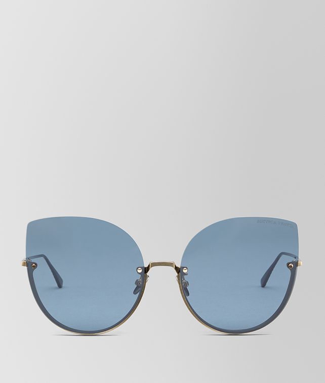 BOTTEGA VENETA GOLD METAL SUNGLASSES Sunglasses Woman fp