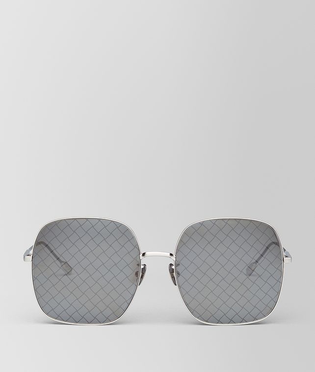 BOTTEGA VENETA SILVER METAL SUNGLASSES Sunglasses Woman fp