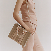 Totes bags Chloe' - C leather medium bag - CHC19AS197B3223W